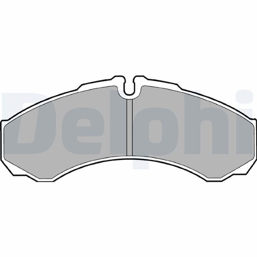 Lp1616 delphi brake pad set - pad,
